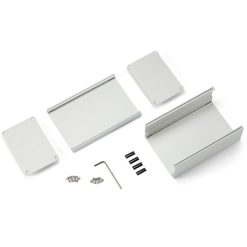 タカチ アルミ押出材ケース シルバー