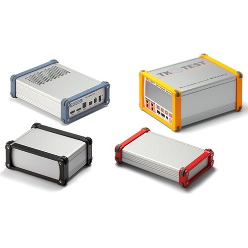 タカチ コーナーガード付アルミケース EMCシール