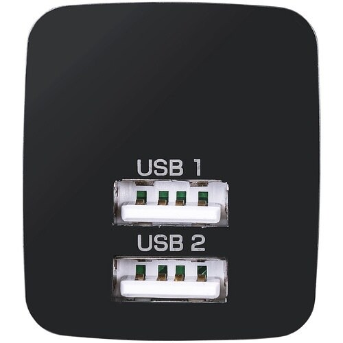 SANWA USB充電器(2ポート・合計2.4A・