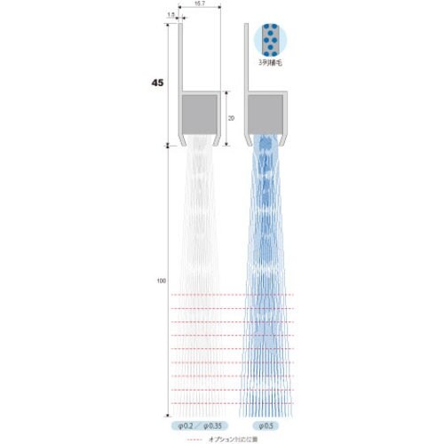 BURRTEC バーストリップブラシ H16100