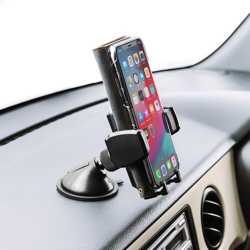 SANWA スマートフォン用車載ホルダー(手帳型ケ