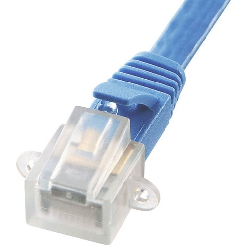 SANWA カテゴリ7フラットLANケーブル ブル