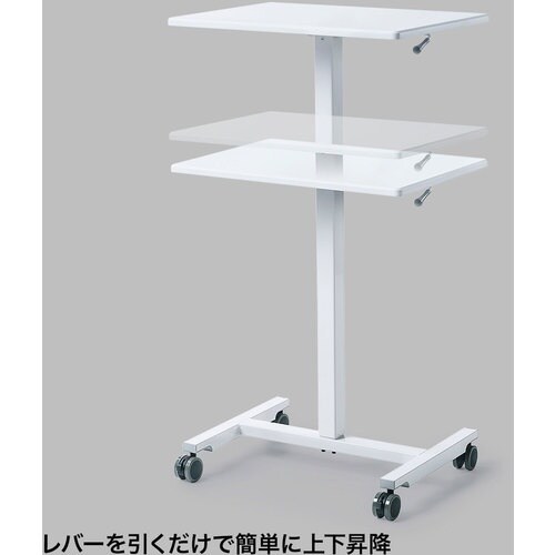 SANWA パーソナルガス昇降デスク 620×43