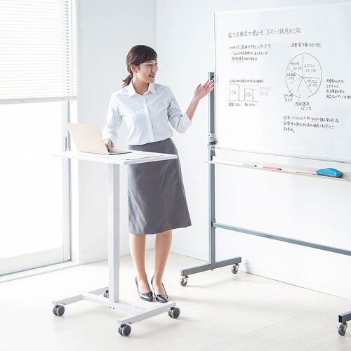 SANWA パーソナルガス昇降デスク 620×43