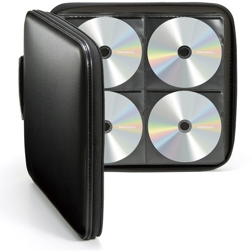 SANWA DVD・CDセミハードケース(160枚