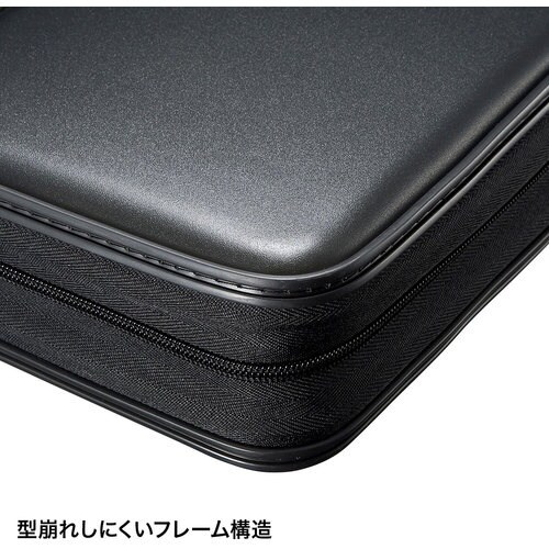 SANWA DVD・CDセミハードケース(96枚収