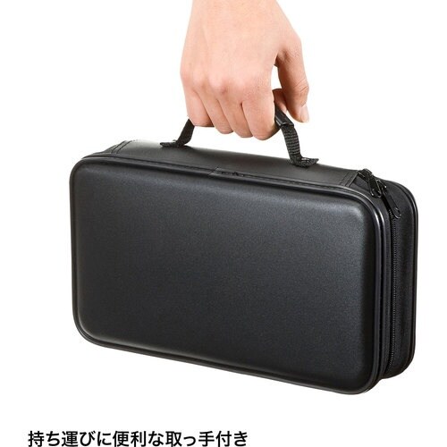 SANWA DVD・CDセミハードケース(96枚収