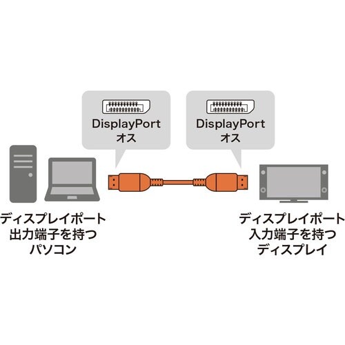 SANWA DisplayPortケーブル 3m(