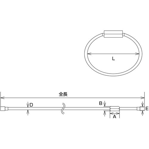 水本 カットワイヤ ステンレス ワイヤーキャッチ
