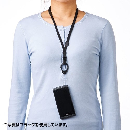 SANWA フィンガー&ネックストラップ(レッド)