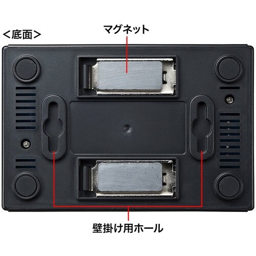 SANWA ギガビット対応スイッチングハブ(5ポー