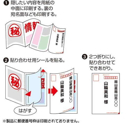SANWA マルチタイプシークレットはがき