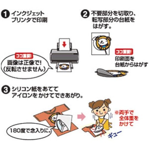 SANWA インクジェットカラー布用アイロンプリン