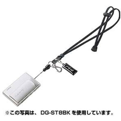 SANWA ネックストラップ(丸紐、レッド)