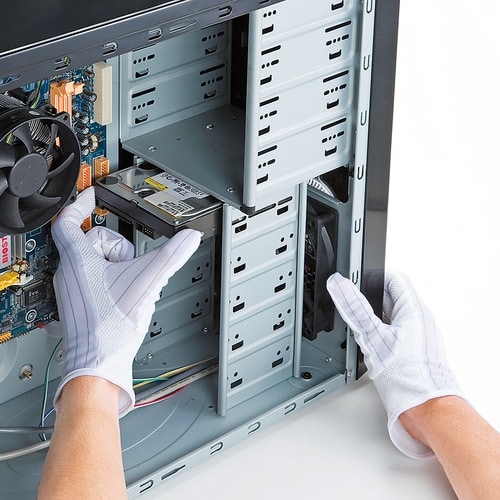 SANWA 静電気防止手袋(滑り止め付き)