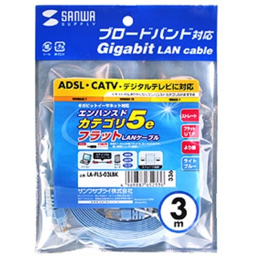 SANWA UTPエンハンスドカテゴリ5より線フラ