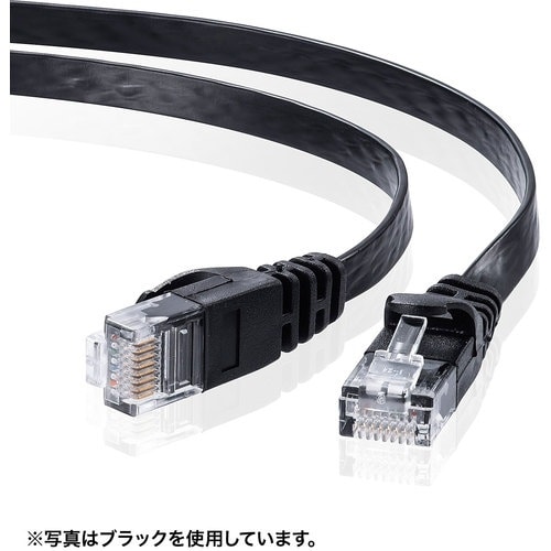 SANWA カテゴリ6フラットLANケーブル