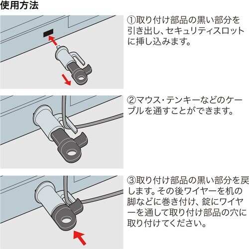 SANWA eセキュリティ(取付け部品)