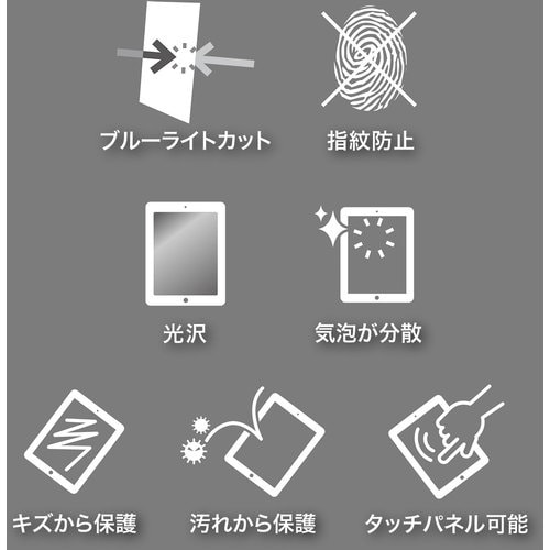 SANWA iPhone 7用ブルーライトカット液