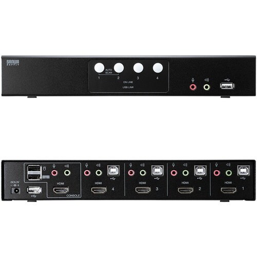 SANWA HDMI対応パソコン自動切替器(4:1