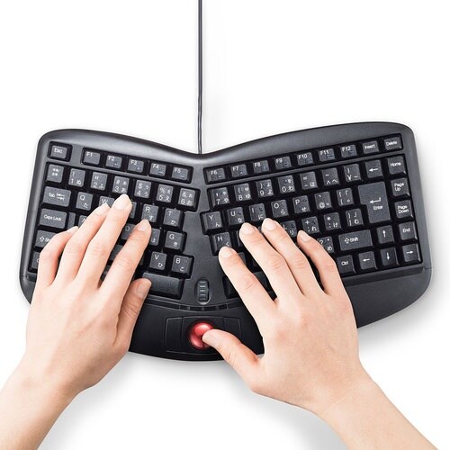 SANWA エルゴノミクスキーボード