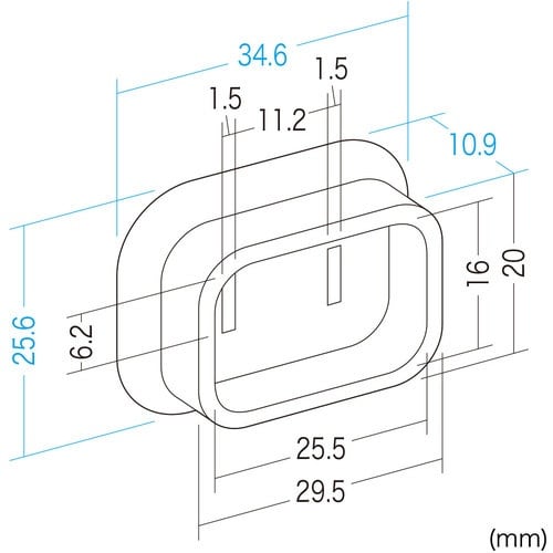 SANWA プラグ安全カバー