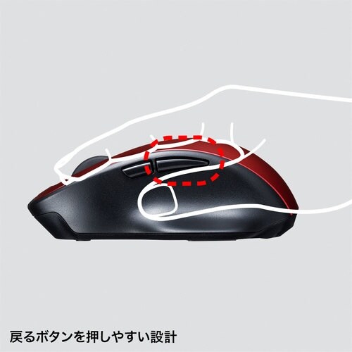 SANWA ワイヤレスブルーLEDマウス