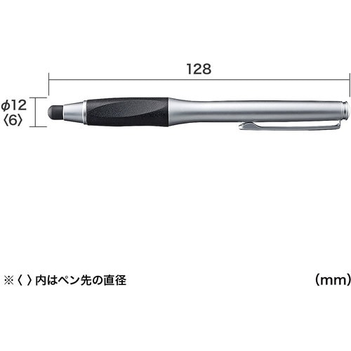 SANWA 交換用先端ゴム5個入りタッチペン(シル