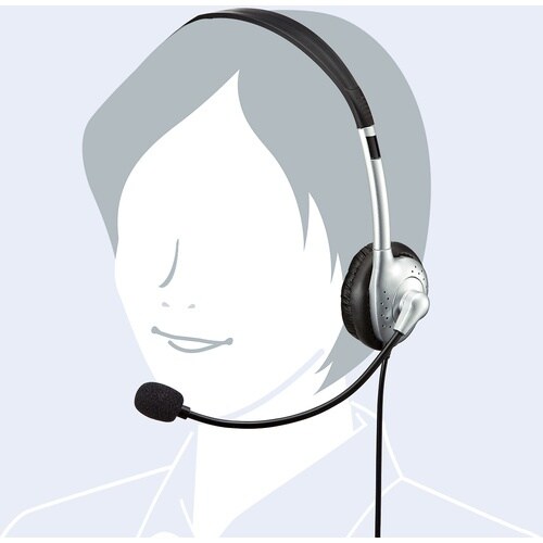 SANWA タブレット用ヘッドセット