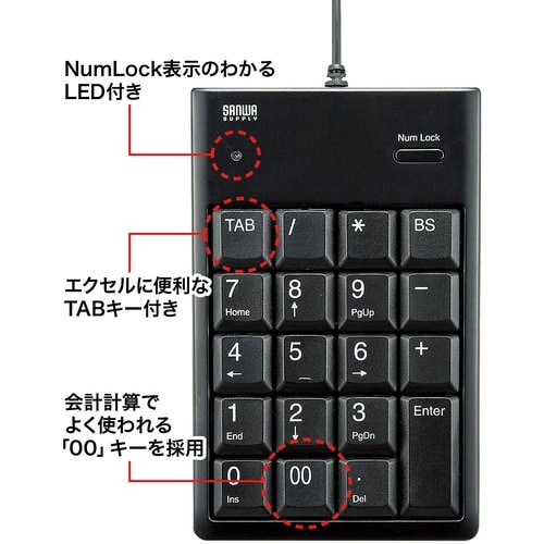 SANWA USBテンキー