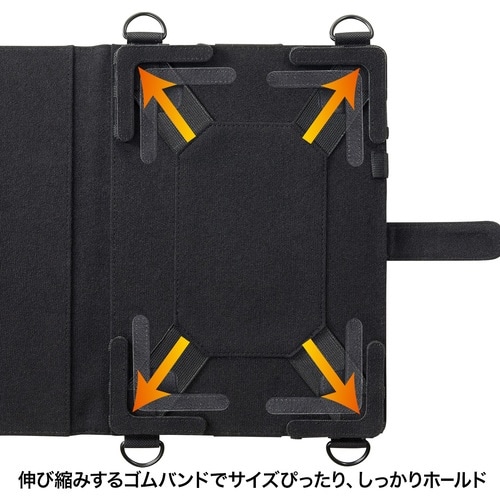 SANWA ショルダーベルト付き12.5型タブレッ
