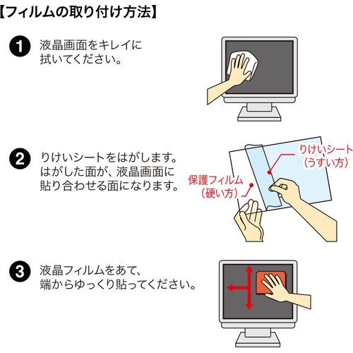 SANWA 液晶保護フィルム(21.5型ワイド)