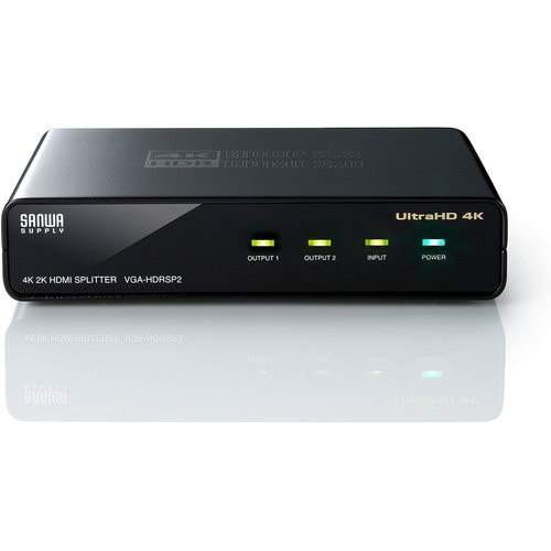 SANWA 4K/60Hz・HDR対応HDMI分配