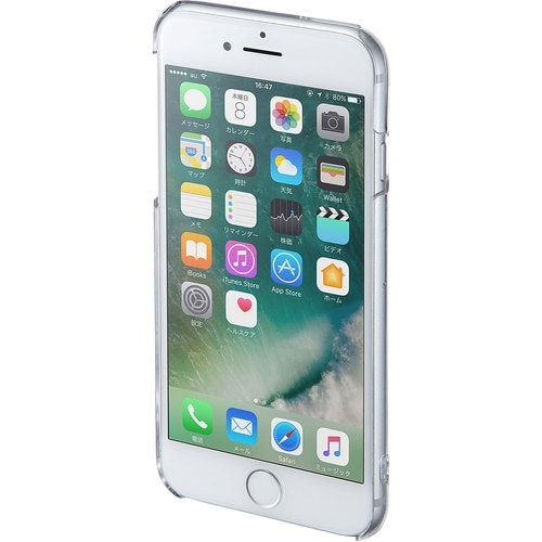 SANWA クリアハードケース (iPhone7)