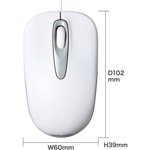 SANWA 有線光学式マウス