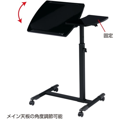 SANWA ノートパソコンデスク(黒)
