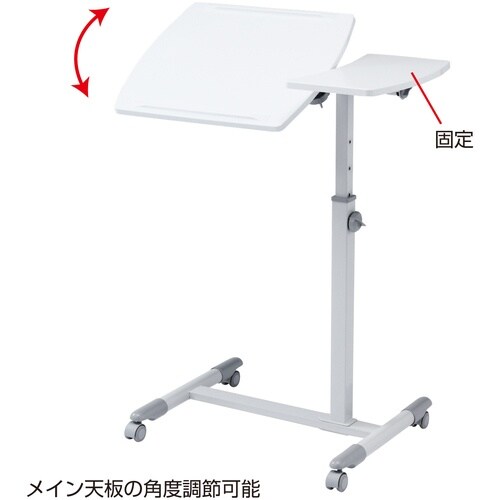 SANWA ノートパソコンデスク(白)