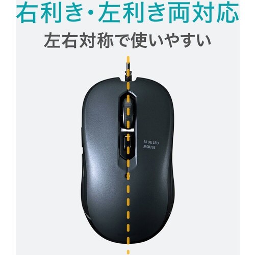 SANWA 有線ブルーLEDマウス