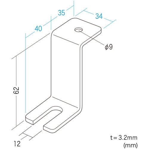 SANWA 床固定金具(4個)