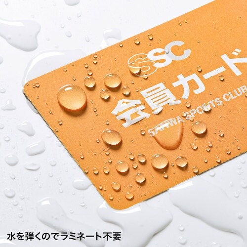 SANWA レーザープリンタ用プラスチックカード