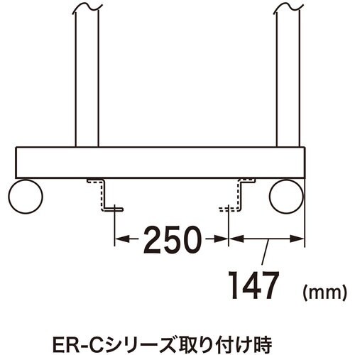 SANWA 床固定金具(4個セット)
