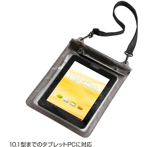 SANWA タブレットPC防水ケース(10.1型)
