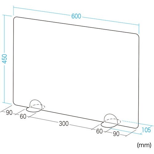 SANWA デスクパネル(自立式)