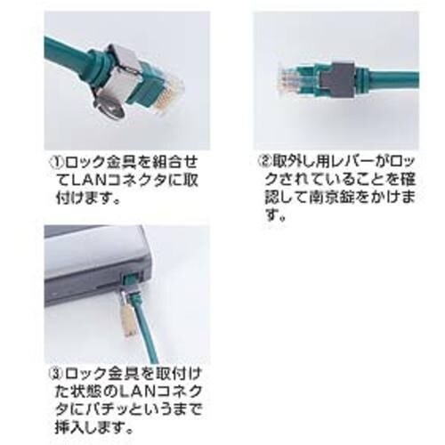 SANWA LANケーブルロック