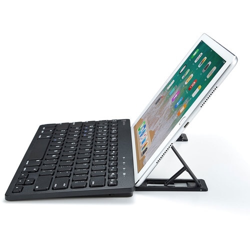 SANWA タブレットスタンド機能付きBTキーボー