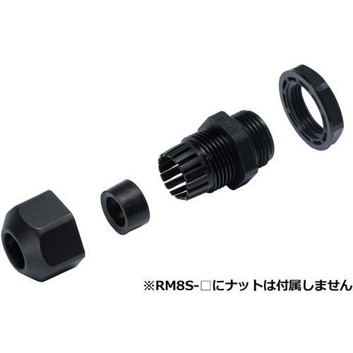 タカチ Mネジケーブルグランド 低価格タイプ ブラ