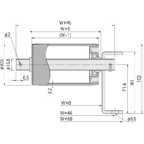 セントラル スチールローラコンベヤFRZ6017