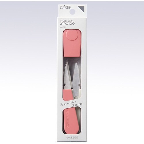 CLOVER 糸切はさみキャポ100ピンク