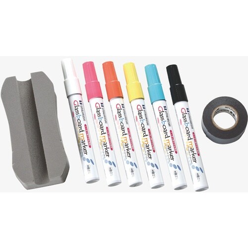 馬印 透明ボードカラー枠 枠色:ブラック