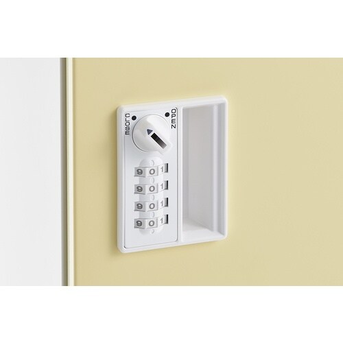 TRUSCO 女性用3人用ロッカー ライトグレー